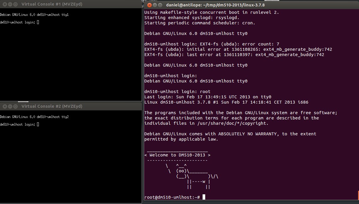 The UML virtual console