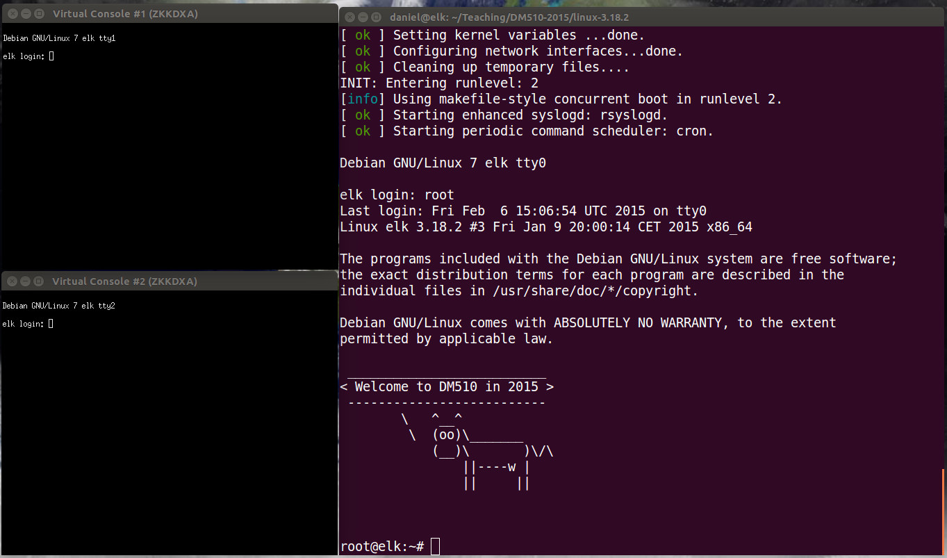 The UML virtual console