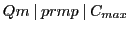 $Qm\:\vert\:prmp\:\vert\:C_{max}$