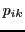 $p_{ik}$