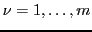 $\nu=1,\ldots,m$