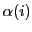 $\alpha(i)$