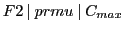 $F2\:\vert\:prmu\:\vert\:C_{max}$